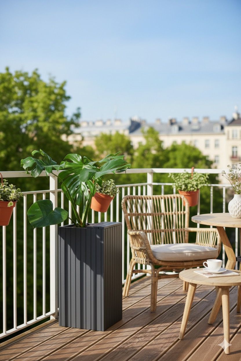 Compostera camuflada en living